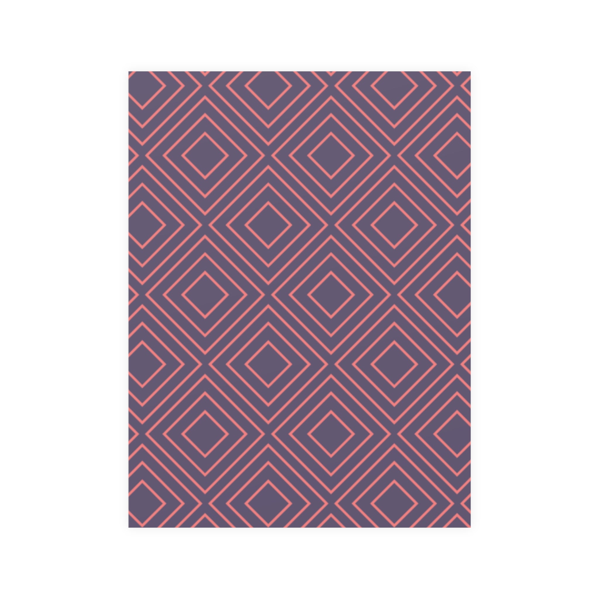 Optical Grid Matte Paper Poster