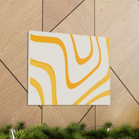 Golden Flow Canvas Gallery Wraps