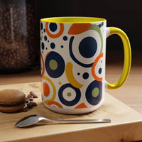 Pop Art Accent Coffee Mug (11oz-15oz) - Esmeralda Ecostore