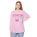 Senior Class of 2026 Butterfly Unisex Garment-Dyed Long Sleeve T-Shirt