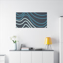 Wiggle Waves Matte Canvas