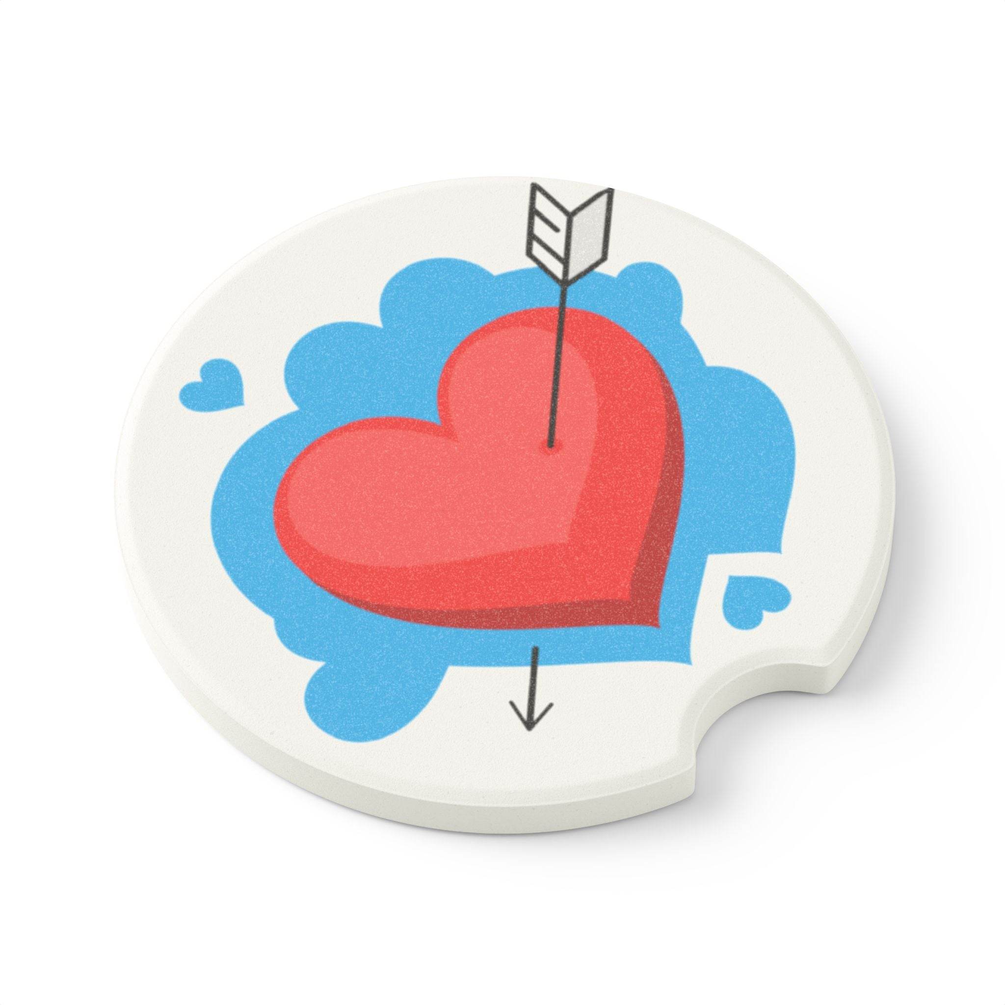 Cupid's Soapstone Car Coaster