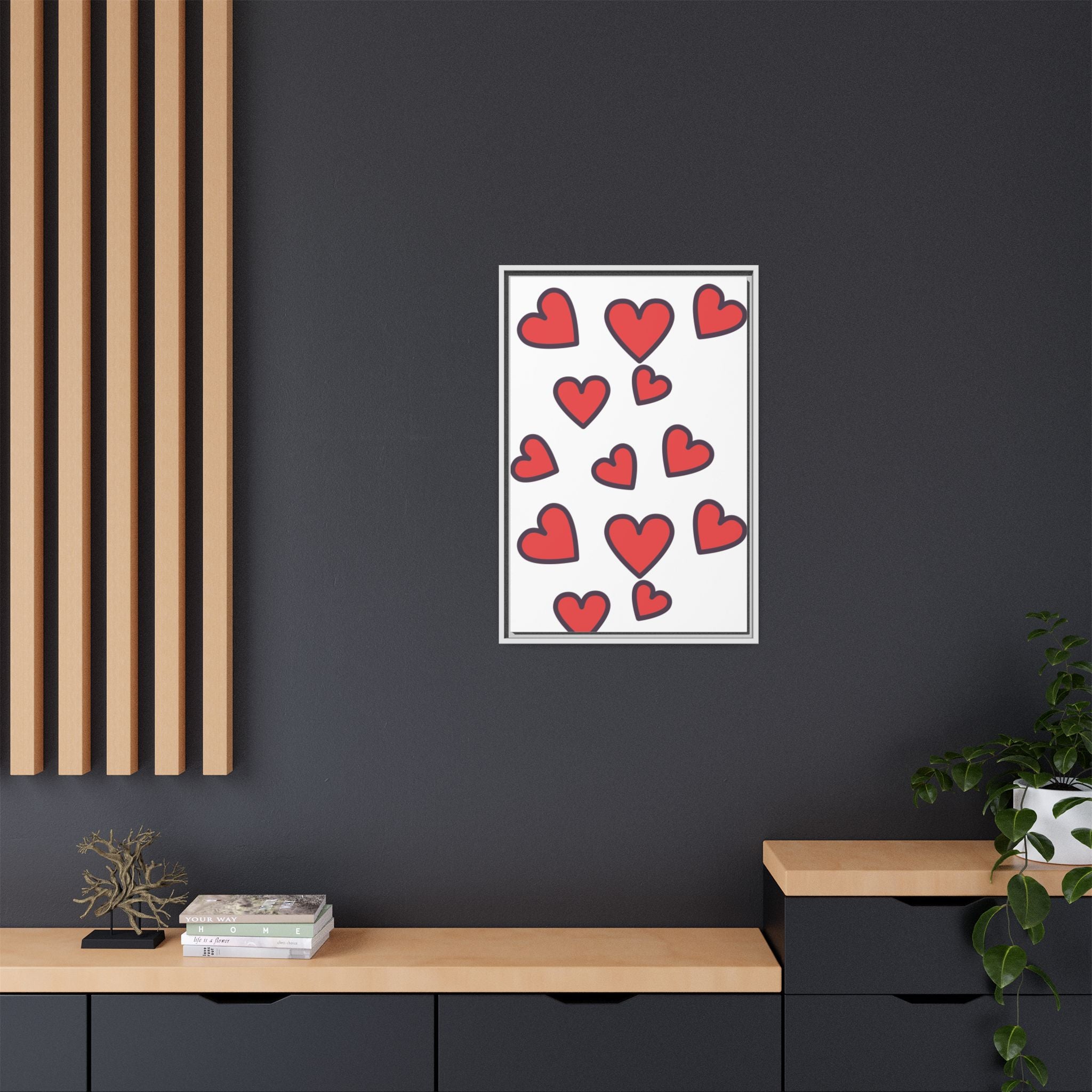 Heartbeat Matte Canvas