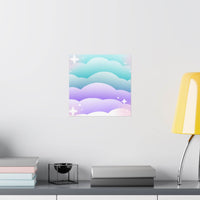 Cloudscape Matte Horizontal Posters - Esmeralda Ecostore