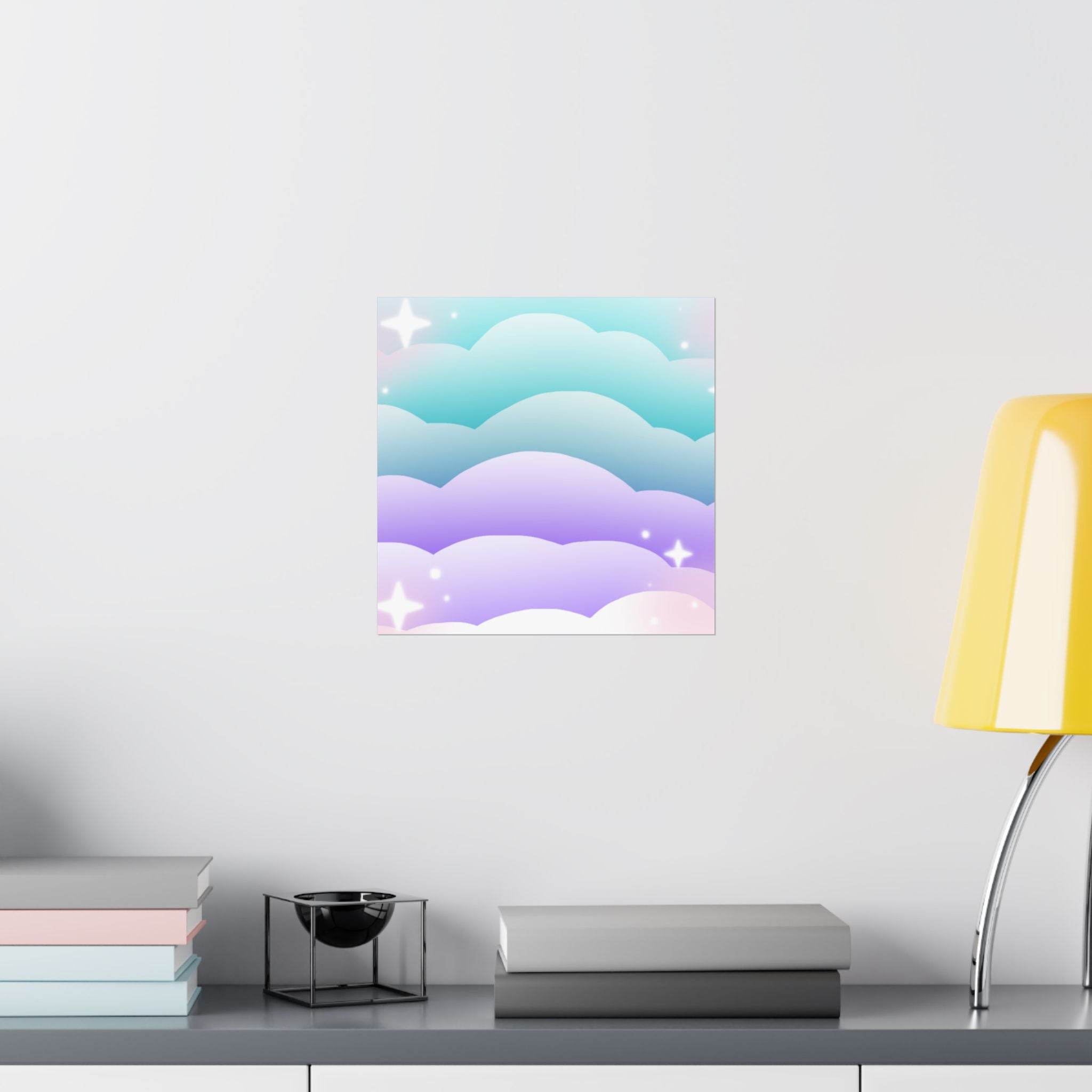 Cloudscape Matte Horizontal Posters - Esmeralda Ecostore