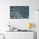 Wiggle Waves Matte Canvas