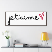 Je t'aime Gallery Canvas Wraps