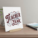 Teacher of the Year Gallery Board with Stand