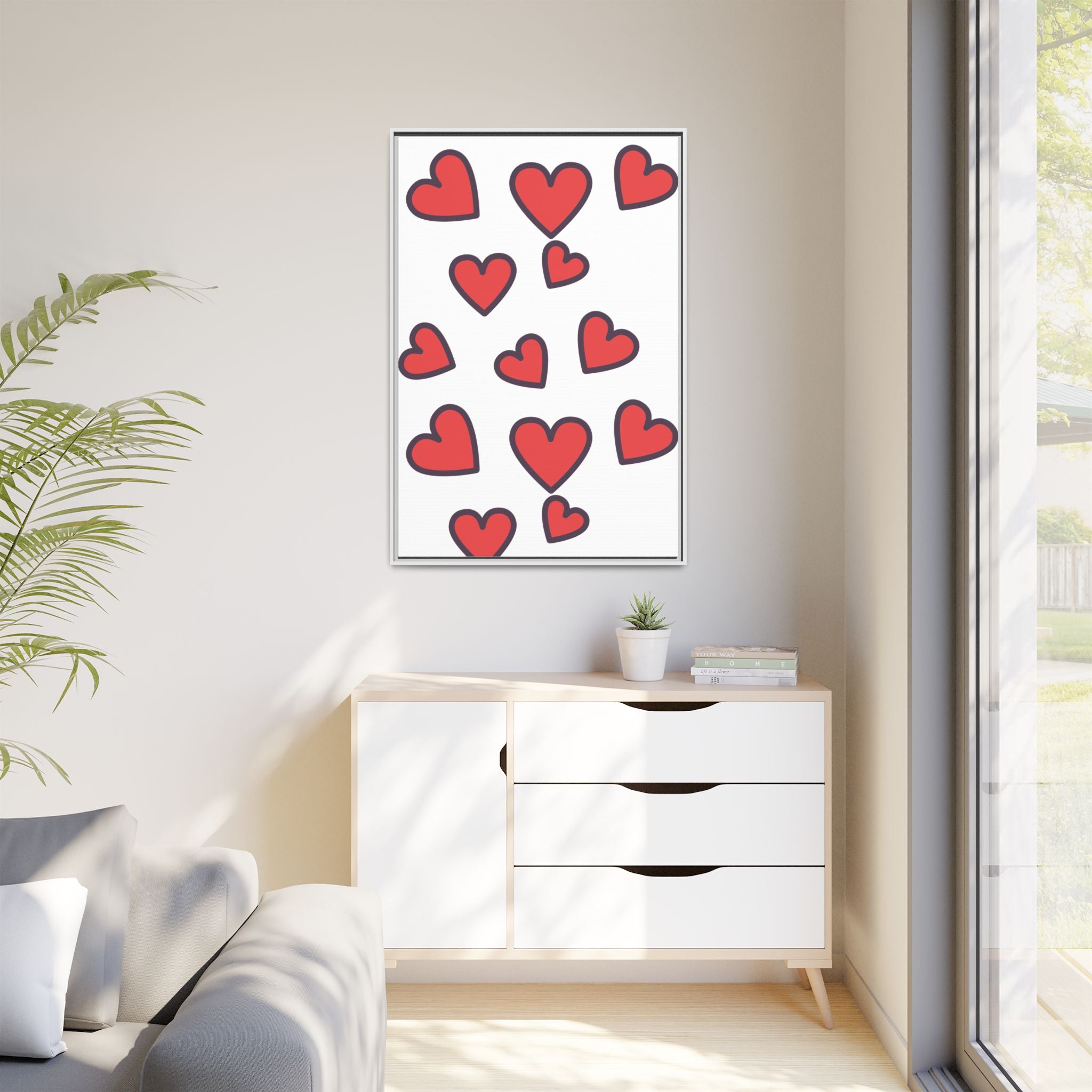 Heartbeat Matte Canvas