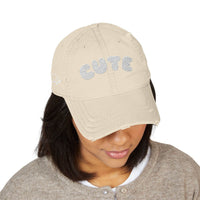 Cute Distressed Dad Hat (Embroidery) - Esmeralda Ecostore
