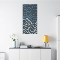 Wiggle Waves Matte Canvas