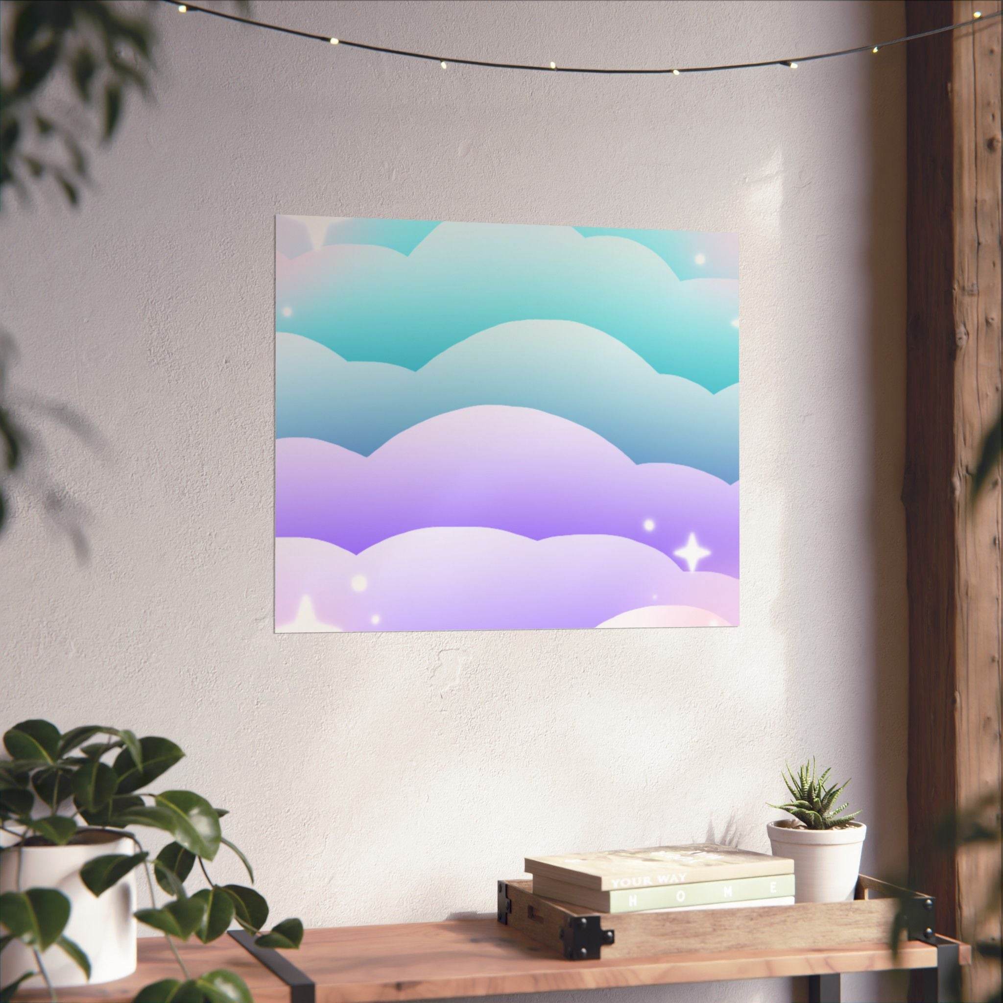 Cloudscape Matte Horizontal Posters - Esmeralda Ecostore