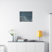 Wiggle Waves Matte Canvas