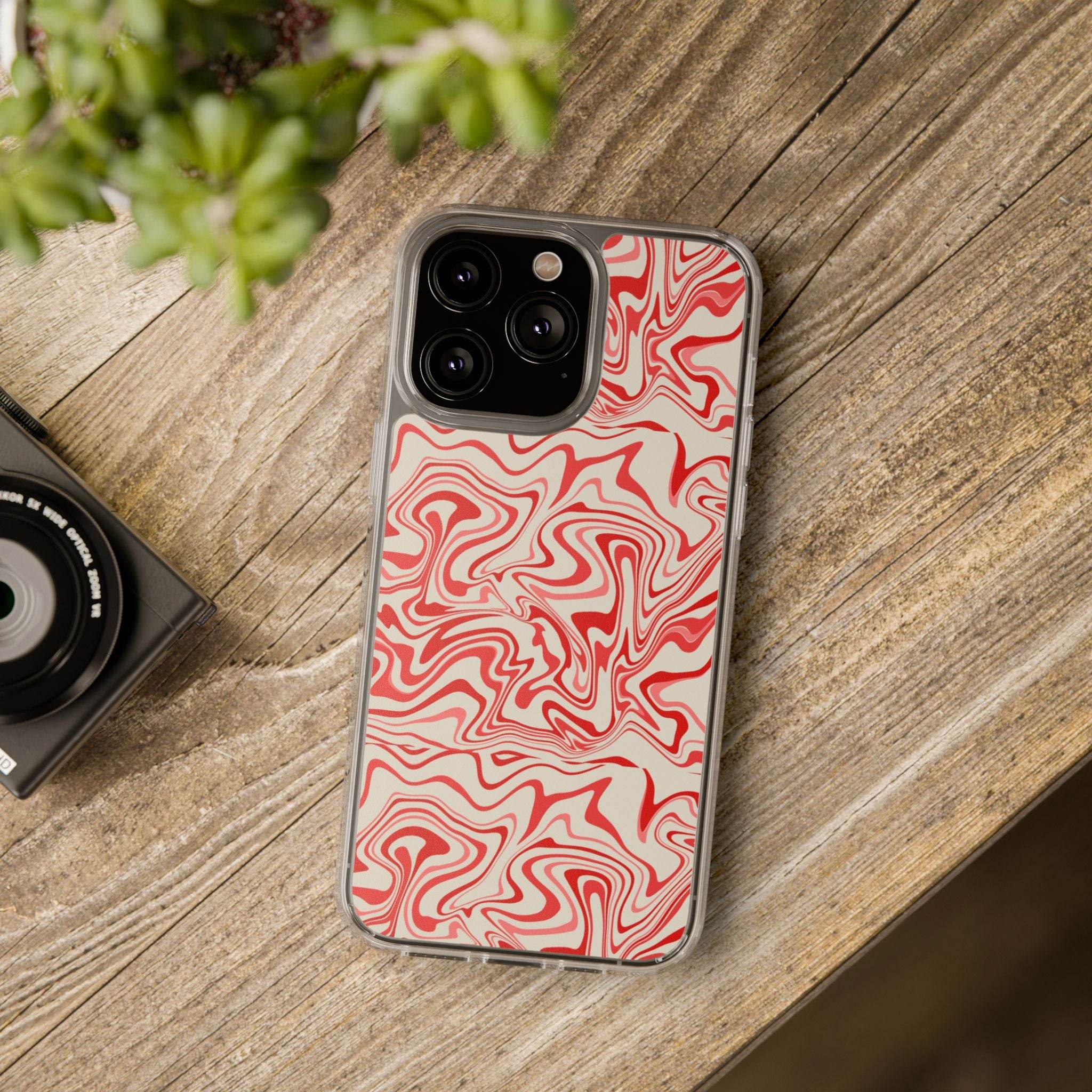 Lava Flow Sustainable Phone Clear Cases - Esmeralda Ecostore