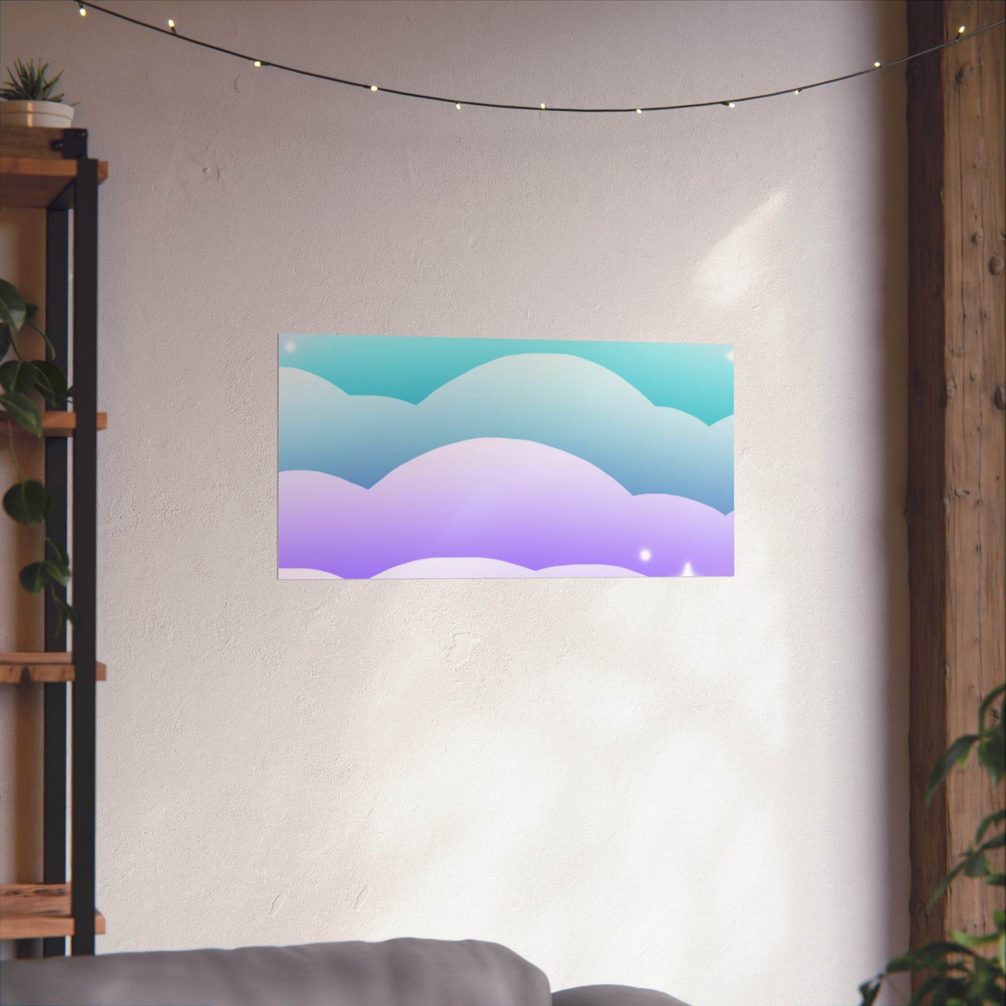 Cloudscape Matte Horizontal Posters - Esmeralda Ecostore
