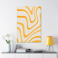 Golden Flow Canvas Gallery Wraps