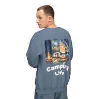 Camping Life Unisex Lightweight Crewneck Sweatshirt