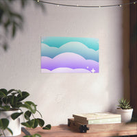 Cloudscape Matte Horizontal Posters - Esmeralda Ecostore
