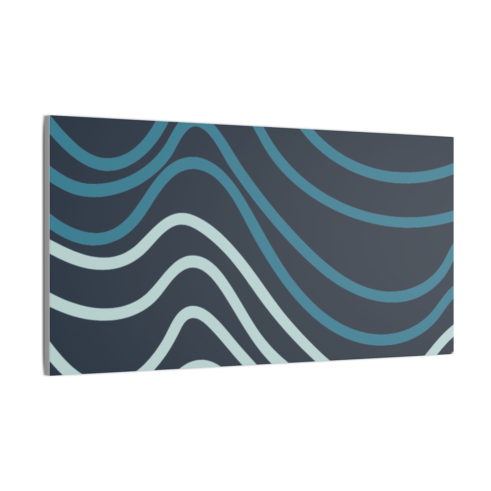 Wiggle Waves Matte Canvas