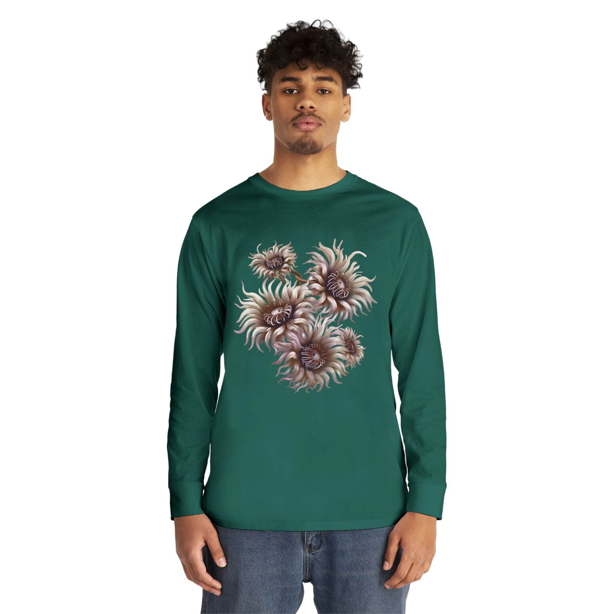 Moss & Bloom Long Sleeve Crewneck Tee - Esmeralda Ecostore