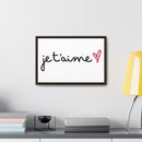 Je t'aime Gallery Canvas Wraps