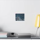 Wiggle Waves Matte Canvas Stretched Multi-Size - Esmeralda Ecostore