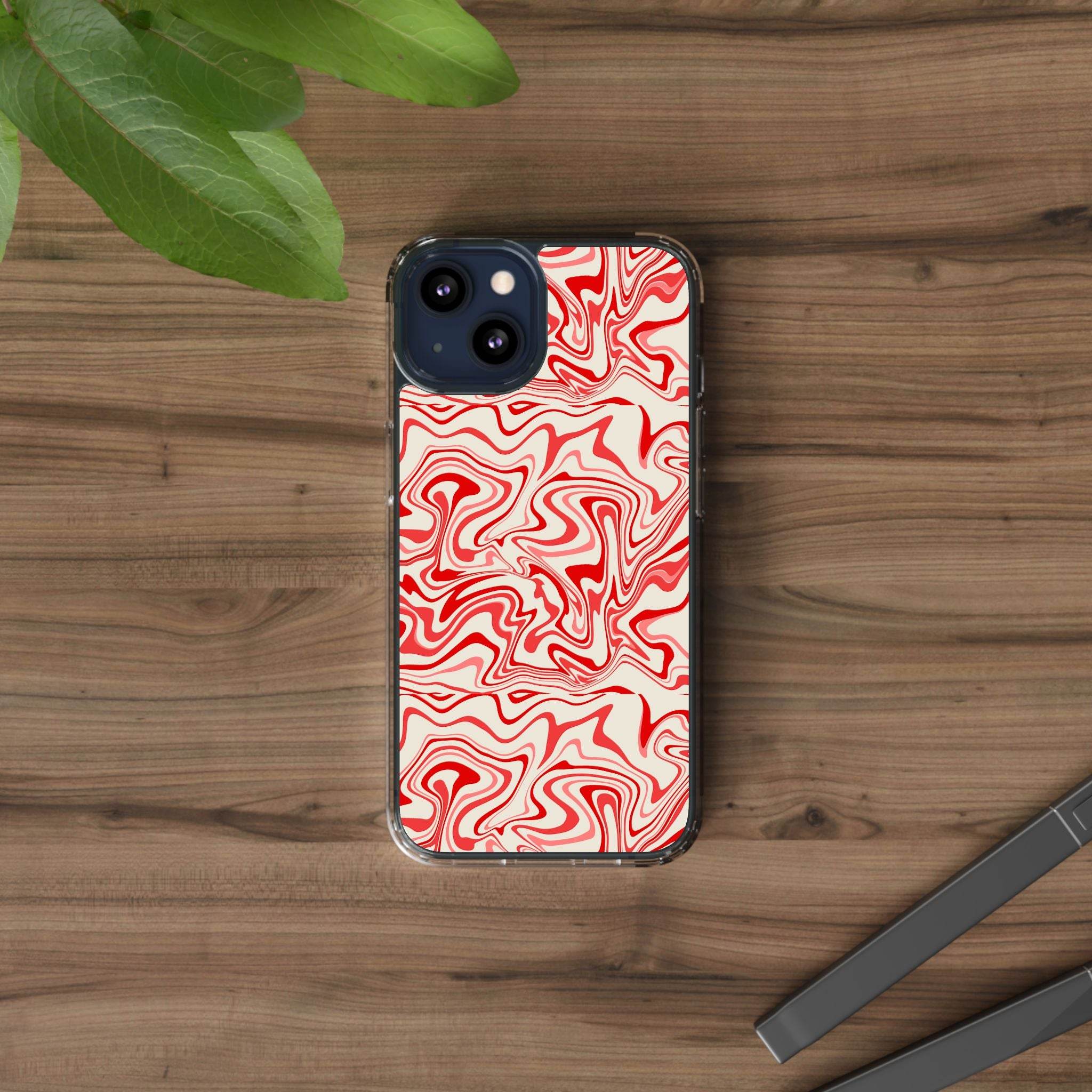 Lava Flow Sustainable Phone Clear Cases - Esmeralda Ecostore