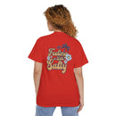 Blue Ocean Unisex Heavy Cotton Pocket Tee - Esmeralda Ecostore