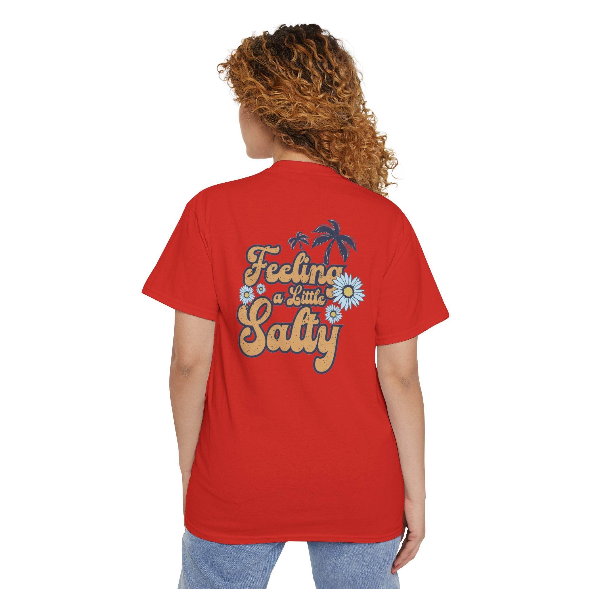 Blue Ocean Unisex Heavy Cotton Pocket Tee - Esmeralda Ecostore