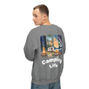 Camping Life Unisex Lightweight Crewneck Sweatshirt