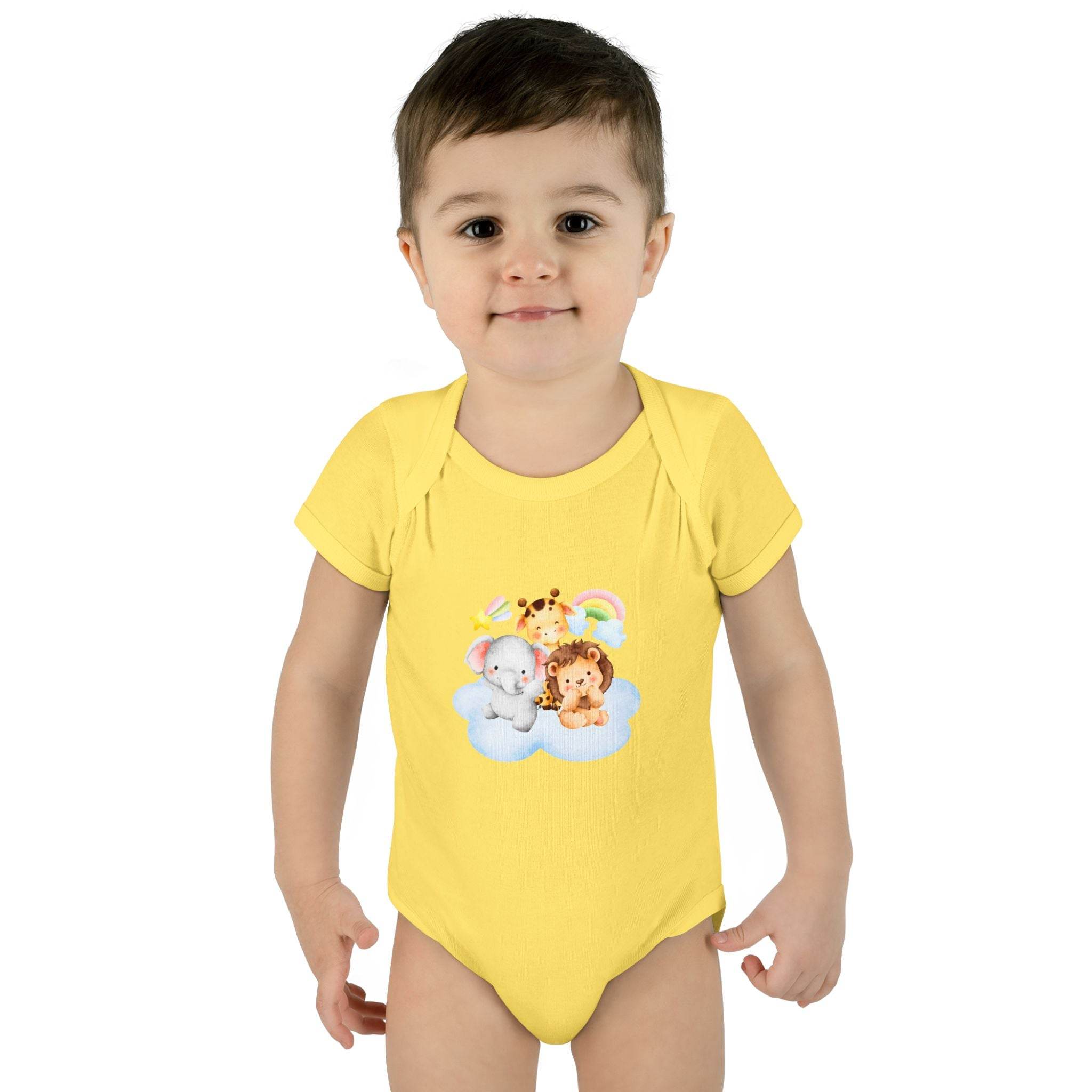 Cloud Buddies Infant Baby Rib Bodysuit - Esmeralda Ecostore