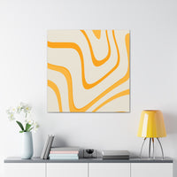 Golden Flow Canvas Gallery Wraps