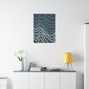 Wiggle Waves Matte Canvas