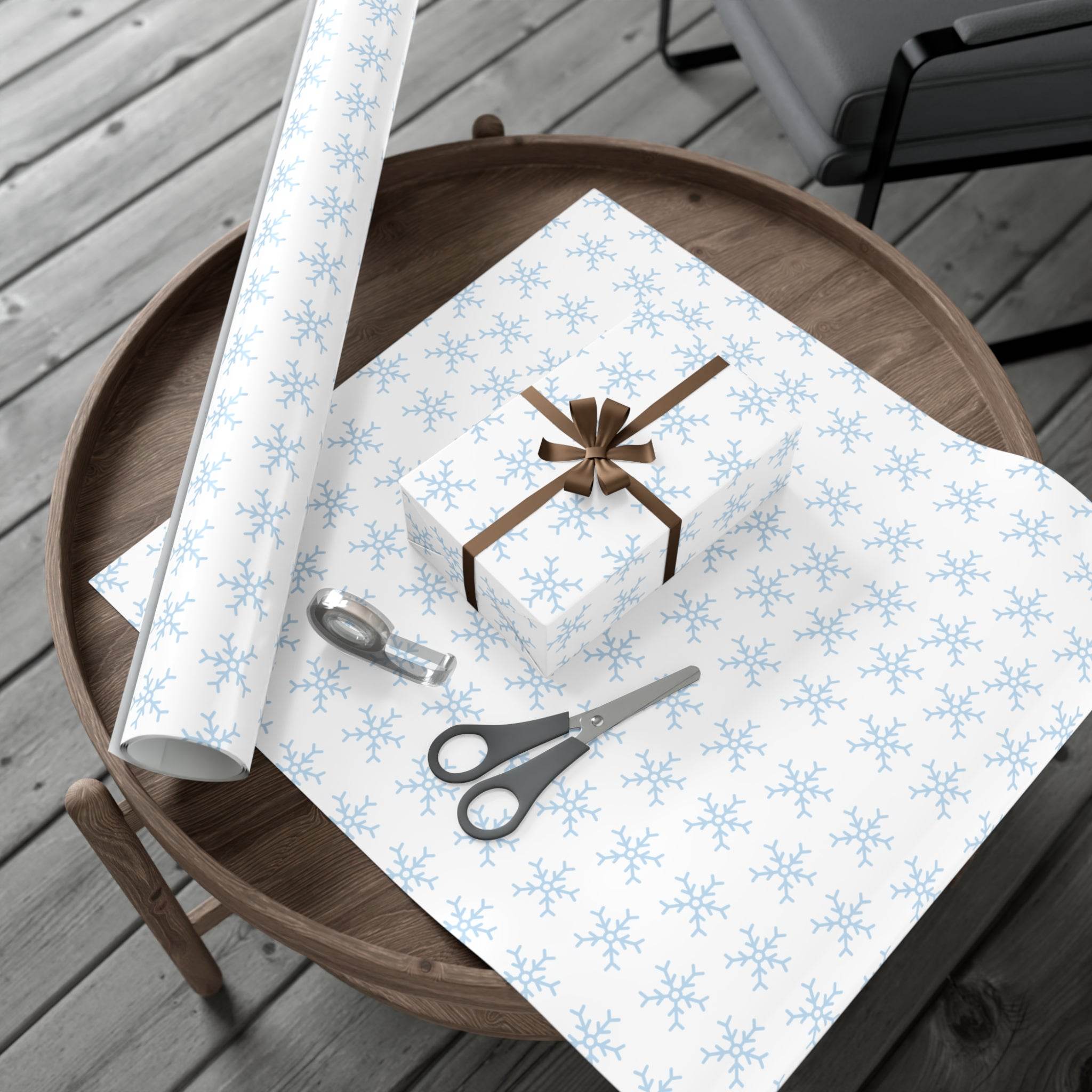 Snowflake Gift Wrap Papers - Esmeralda Ecostore