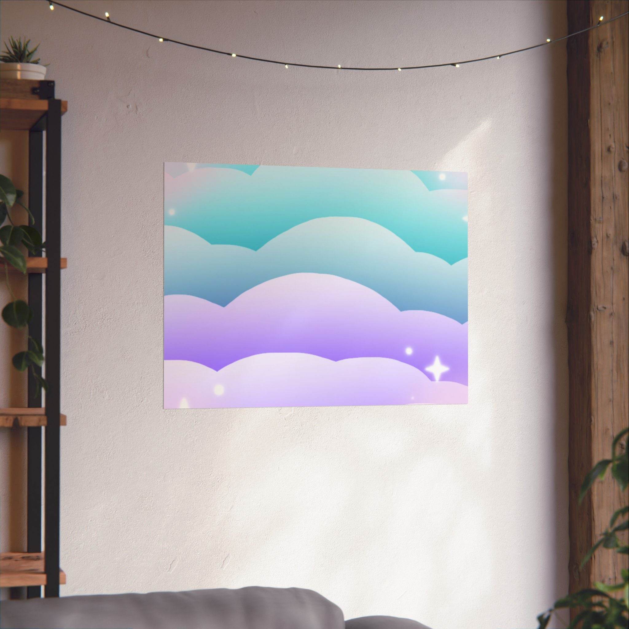 Cloudscape Matte Horizontal Posters - Esmeralda Ecostore