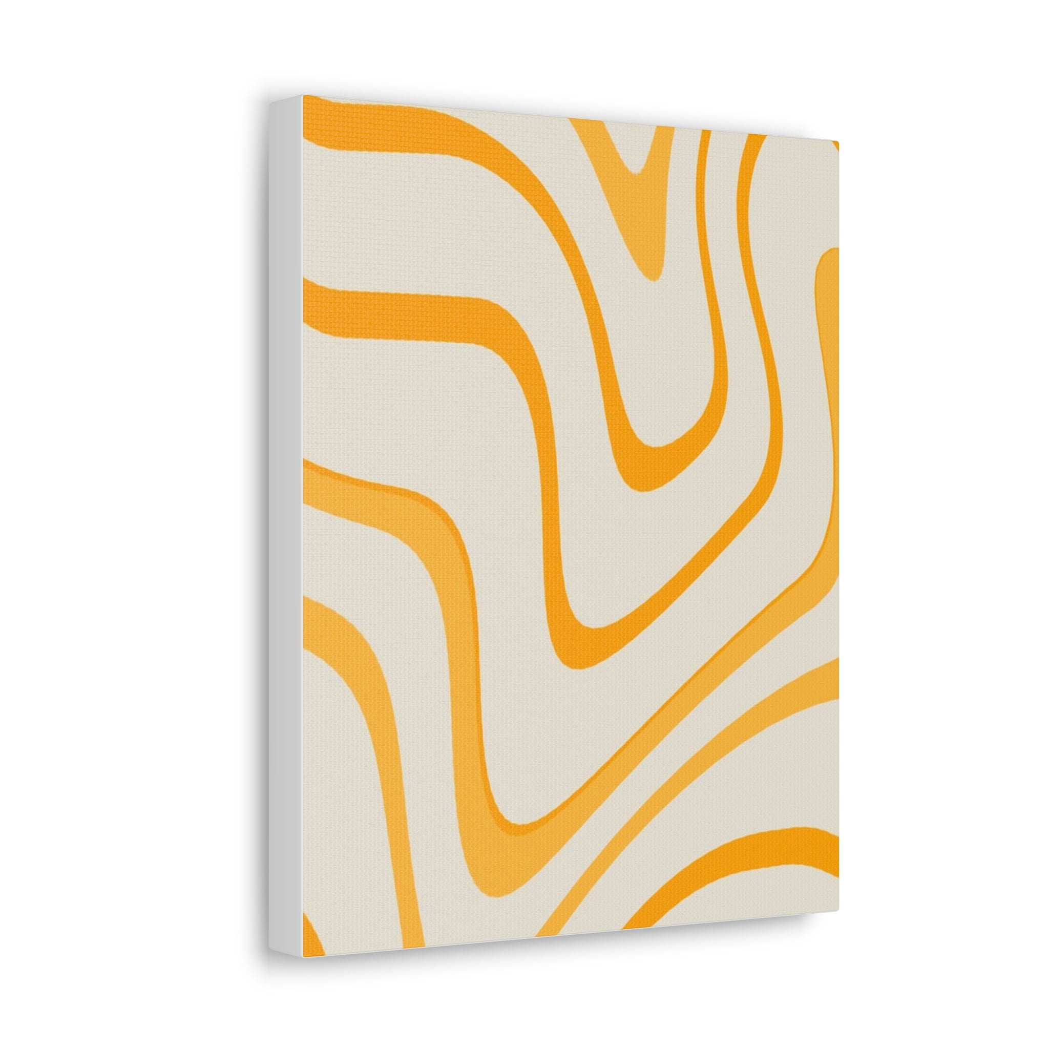 Golden Flow Canvas Gallery Wraps