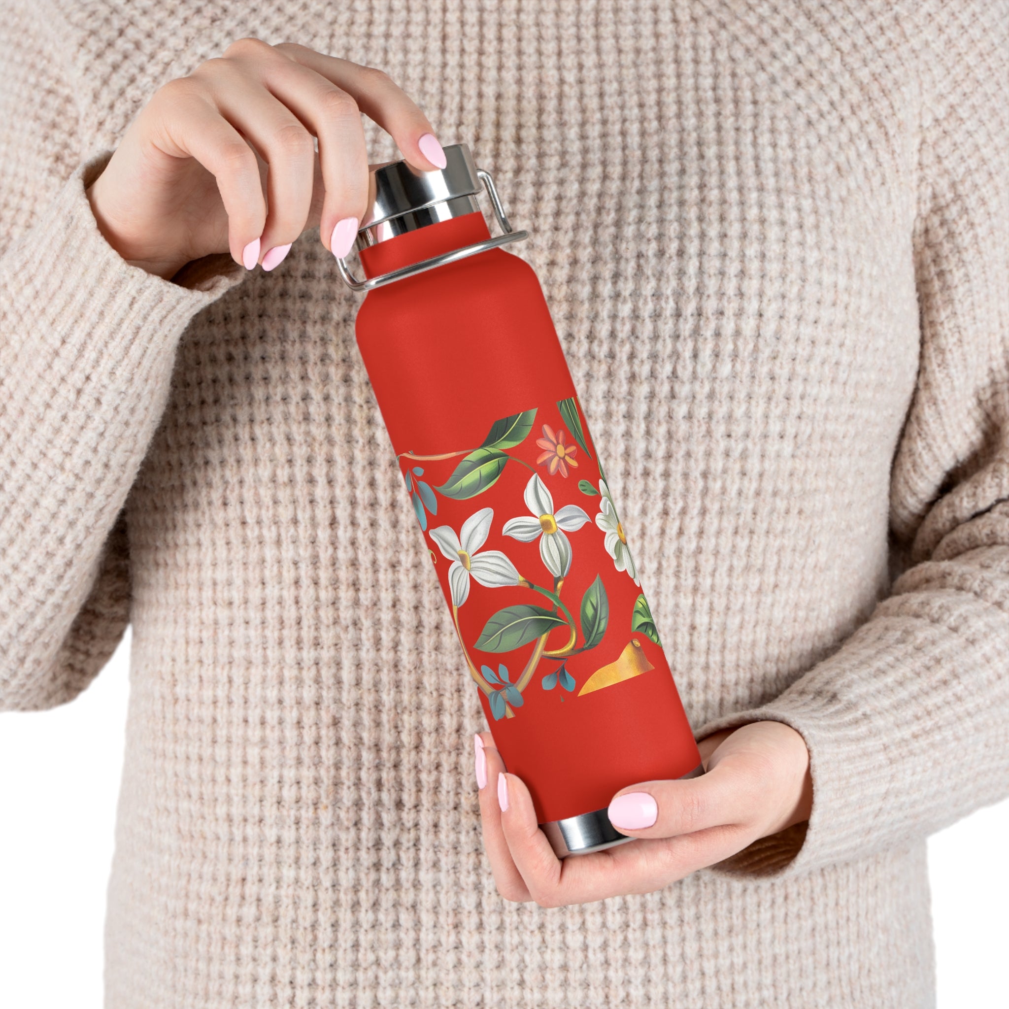 Citrus Bloom Copper Vacuum Insulated Bottle