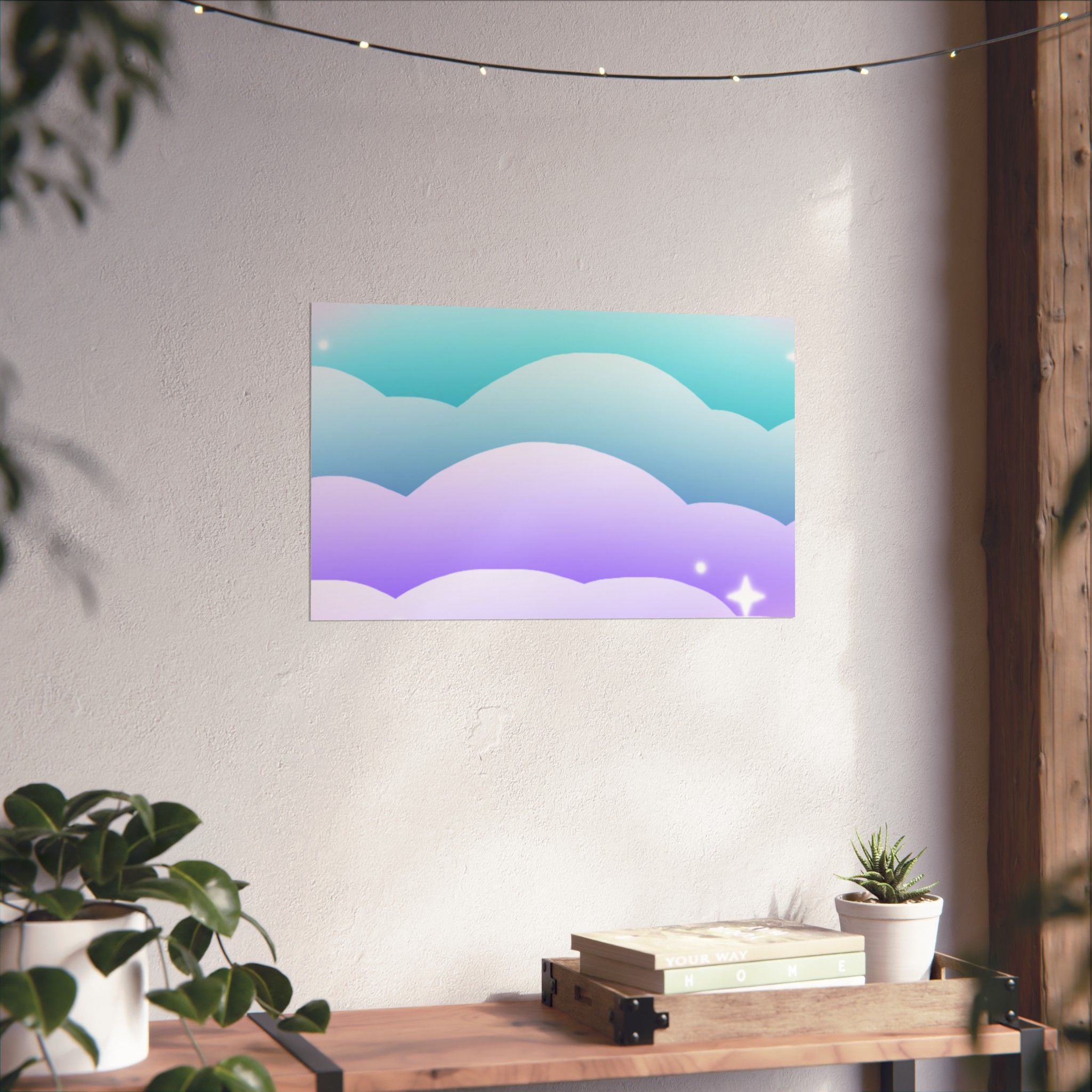 Cloudscape Matte Horizontal Posters