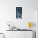 Wiggle Waves Matte Canvas Stretched Multi-Size - Esmeralda Ecostore