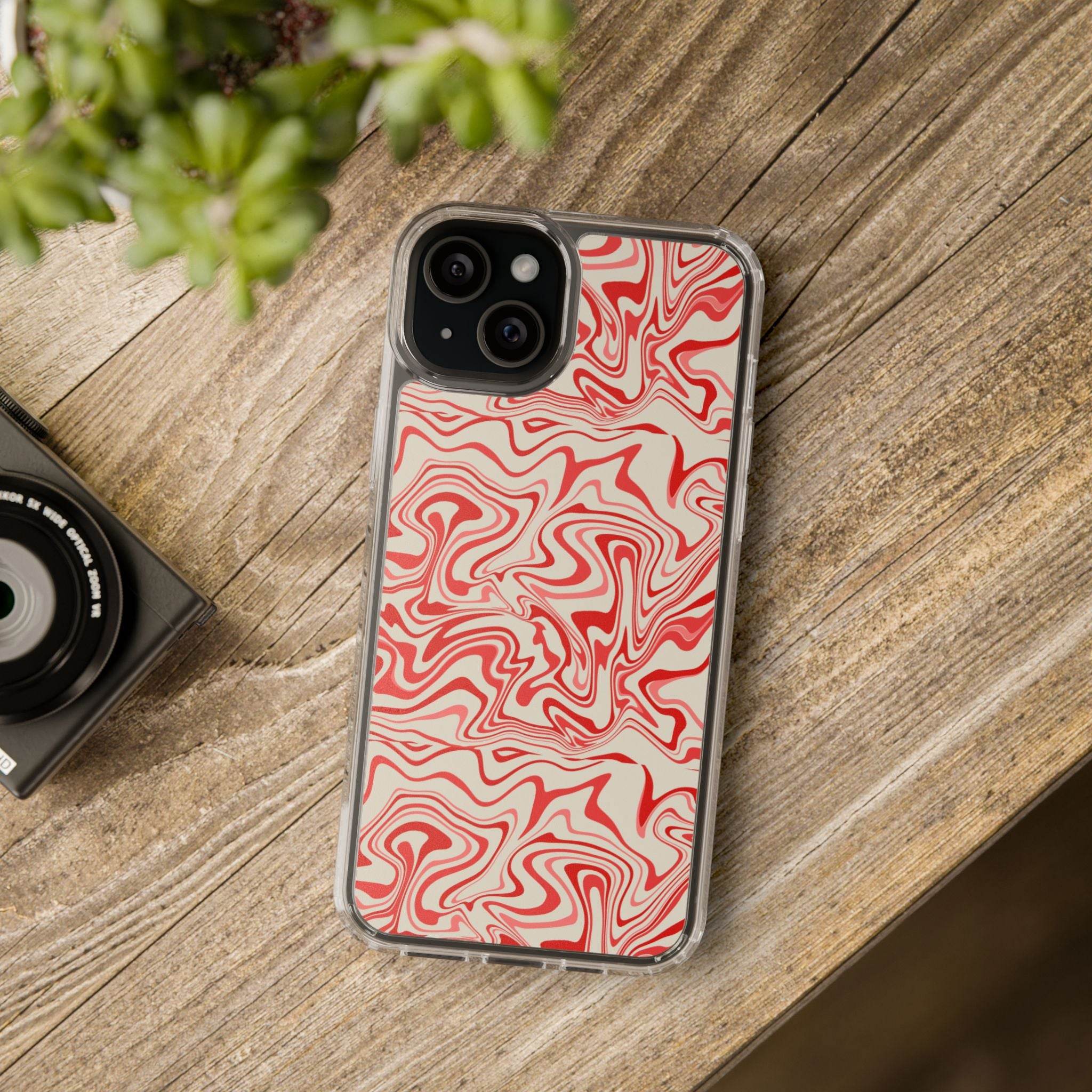 Lava Flow Sustainable Phone Clear Cases - Esmeralda Ecostore