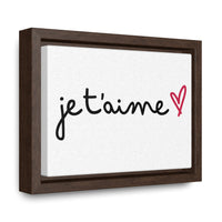 Je t'aime Gallery Canvas Wraps