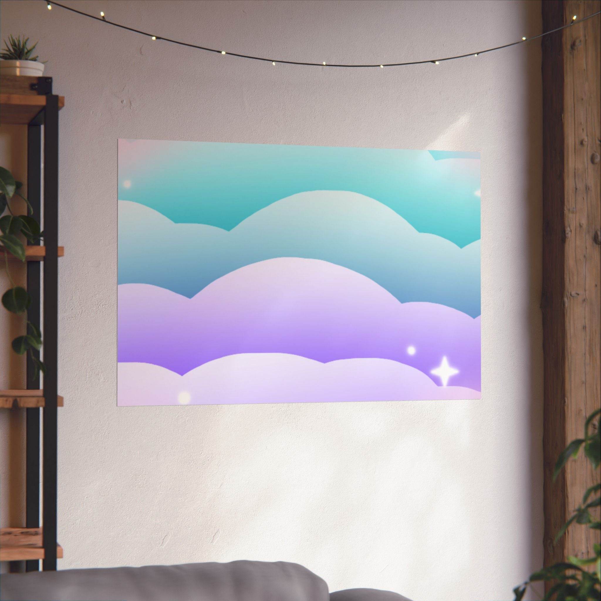 Cloudscape Matte Horizontal Posters - Esmeralda Ecostore