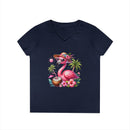 Tropical Chill Ladies's V-Neck T-Shirt - Esmeralda Ecostore
