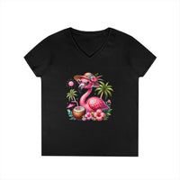Tropical Chill Ladies's V-Neck T-Shirt - Esmeralda Ecostore