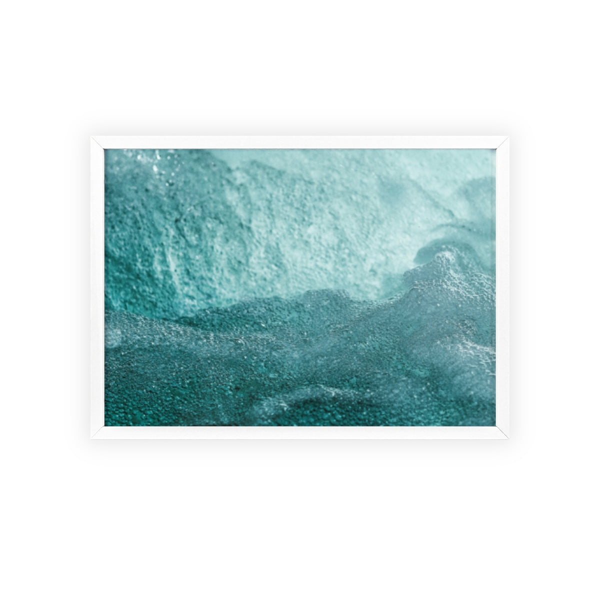 11.7" x 8.3" (Horizontal) / White Frame / Matte