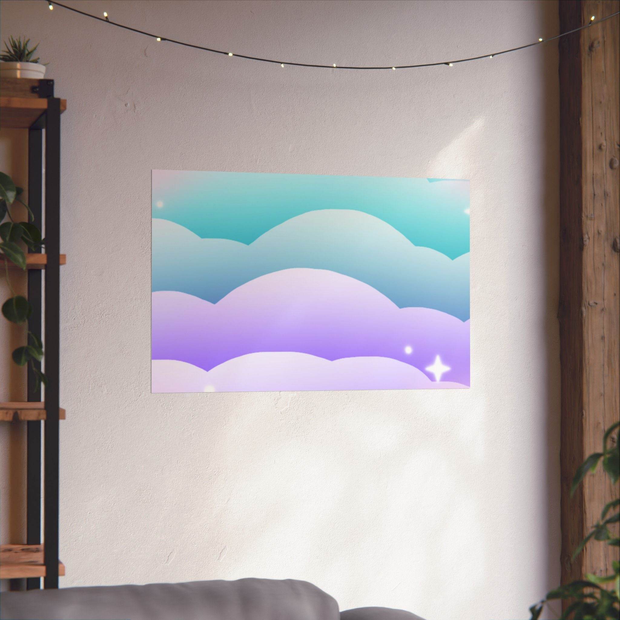 Cloudscape Matte Horizontal Posters - Esmeralda Ecostore