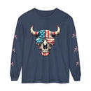 Liberty Horns Unisex Garment-Dyed Long Sleeve T-Shirt