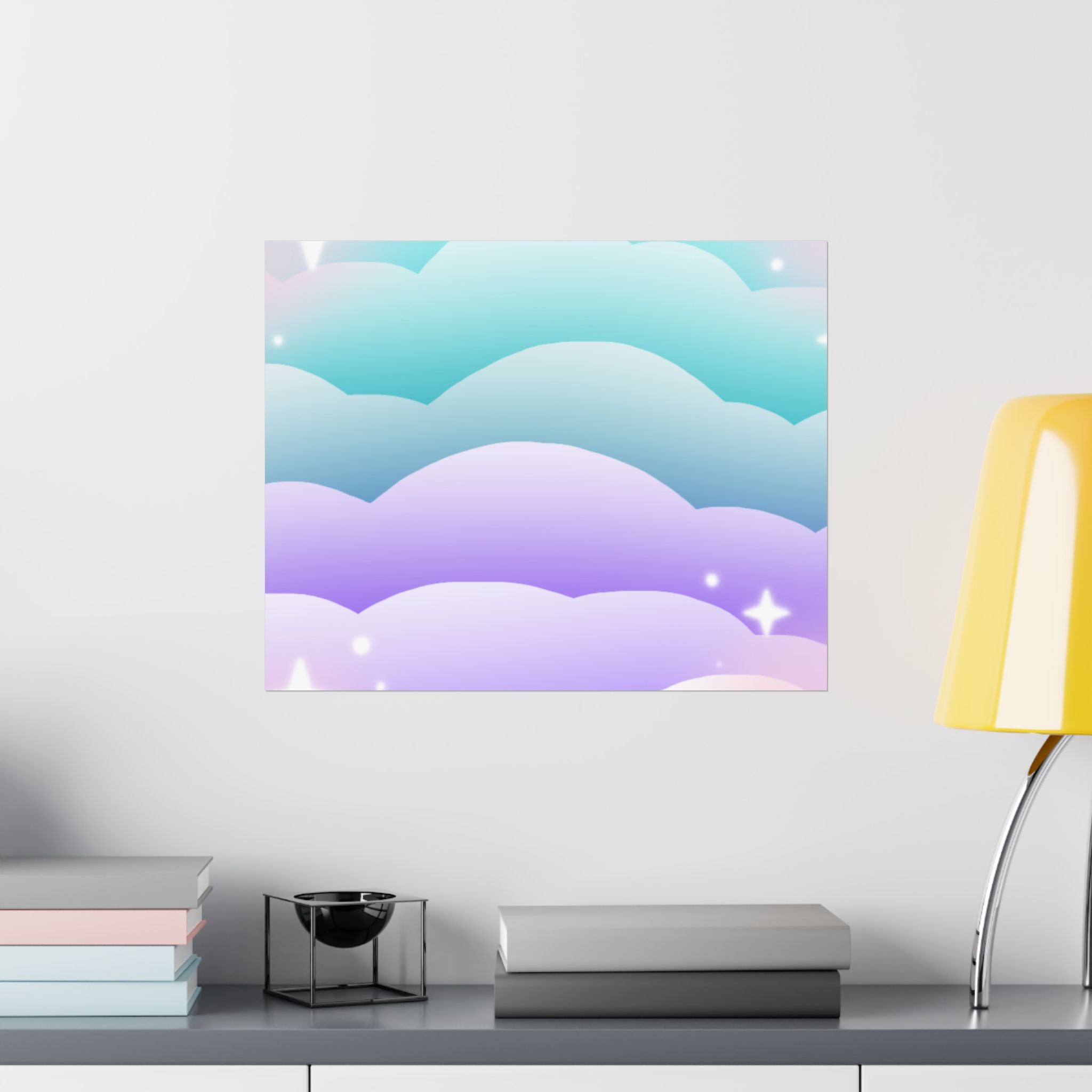 Cloudscape Matte Horizontal Posters