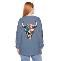 Liberty Horns Unisex Garment-Dyed Long Sleeve T-Shirt