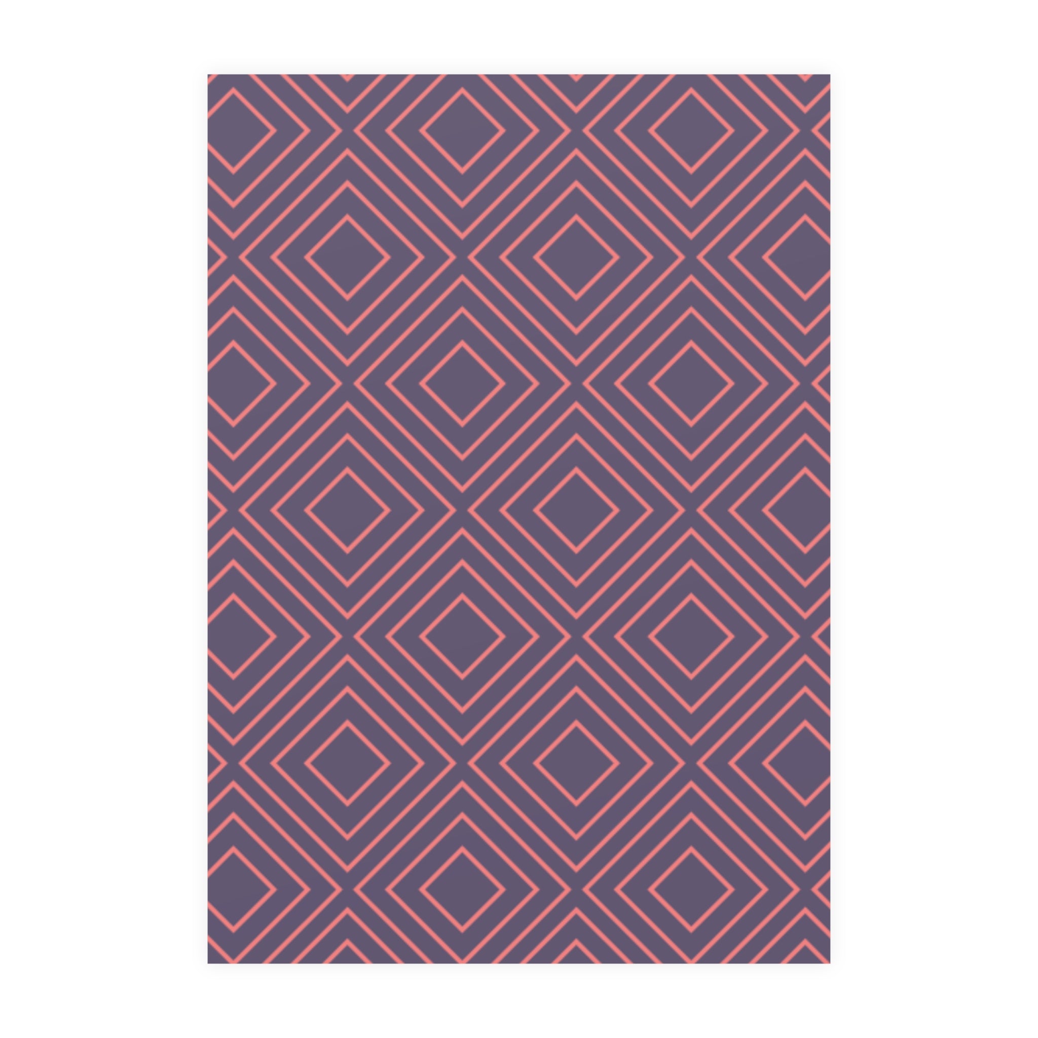 Optical Grid Matte Paper Poster